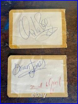 Signed Love All THE ROLLING STONES autographs Brian Mick Keith Charlie Bill 1964