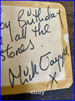 Signed Love All THE ROLLING STONES autographs Brian Mick Keith Charlie Bill 1964