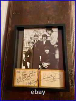 Signed Love All THE ROLLING STONES autographs Brian Mick Keith Charlie Bill 1964