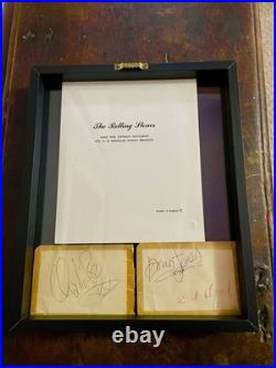Signed Love All THE ROLLING STONES autographs Brian Mick Keith Charlie Bill 1964