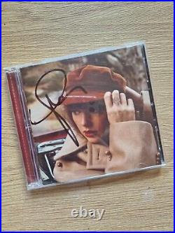 Signed Red (Taylor's Version) by Taylor Swift (2021, CD)