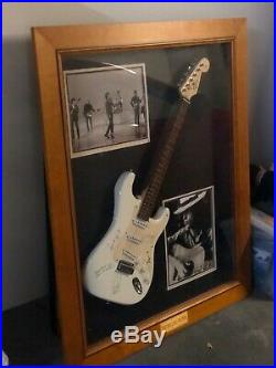 Signed Rolling Stones Guitar (All 4 Autographs) Jagger, Watts, Richards, Wood