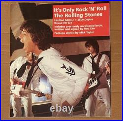 Signed Rolling Stones It'S Only Rock And Roll Booklet