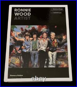 Signed Ronnie Wood Artist Book Rare With Added Doodle The Rolling Stones Signed Ronnie Wood Artist Book Rare With Added Doodle The Rolling Stones