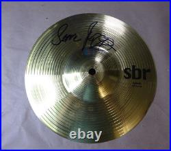 Signed Steve Jordan Rolling Stones Autographed 10 Splash Cymbal Beckett BAS COA