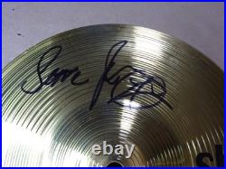 Signed Steve Jordan Rolling Stones Autographed 10 Splash Cymbal Beckett BAS COA
