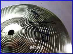 Signed Steve Jordan Rolling Stones Autographed 10 Splash Cymbal Beckett BAS COA