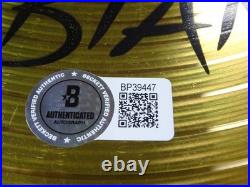 Signed Steve Jordan Rolling Stones Autographed 10 Splash Cymbal Beckett BAS COA