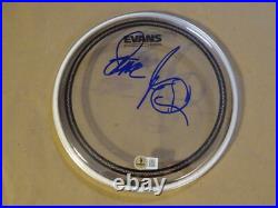 Signed Steve Jordan Rolling Stones Autographed 8 Clear Drum Hea Beckett BAS COA