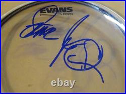 Signed Steve Jordan Rolling Stones Autographed 8 Clear Drum Hea Beckett BAS COA