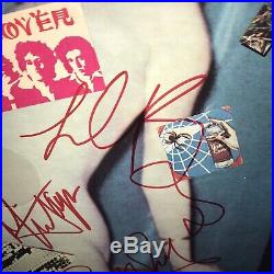 Signed x5 COA Rolling Stones Mick Jagger Keith Richards Ron Wood Autograph Vinyl