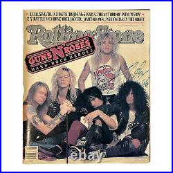 Slash Guns N' Roses Signed Autographed 1988 Rolling Stone Full Magazine COA