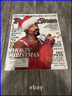 Snoop Dogg Signed Rolling Stones Magazine Jsa Coa Autographed Rapper Rare