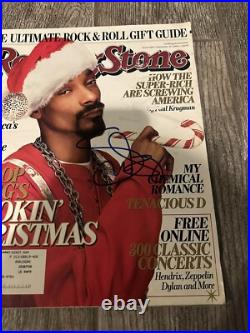 Snoop Dogg Signed Rolling Stones Magazine Jsa Coa Autographed Rapper Rare