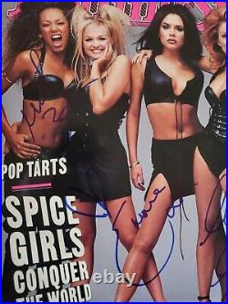 Spice Girls Signed Autograph Rolling Stone Magazine By 3 Mel B Emma Bunton Ger