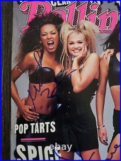 Spice Girls Signed Autograph Rolling Stone Magazine By 3 Mel B Emma Bunton Ger