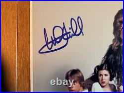 Star Wars Signed Harrison Ford, Fisher, Hamill, Mayhew Rolling Stones Autograph