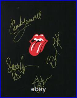 Steve Jordan +3 Signed Autograph 11x14 Photo The Rolling Stones Band Rare