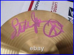 Steve Jordan Rolling Stones Drums Signed Autograph 8 Generic Drum Cymbal Proof