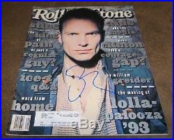 Sting Signed Rolling Stone Magazine Issue #657 May 27, 1993 The Police Autograph