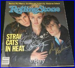 Stray Cats Brian Setzer Signed Autograph Rolling Stone Magazine Rare