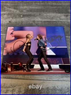TAYLOR SWIFT & MICK JAGGER Signed 8x10 Dual COAs? Guaranteed Rolling Stones