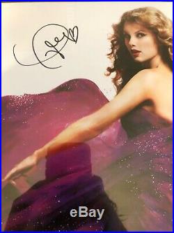 TAYLOR SWIFT SIGNED AUTOGRAPHED OFFICIAL 8x10 -JSA Rolling Stone & 1989 Vinyl