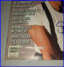 THE POLICE STING signed autographed ROLLING STONE MAGAZINE BECKETT COA (BAS)