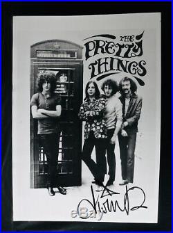 THE PRETTY THINGSAutographed 11x16 PhotographPsychedelic1960'sRolling Stones