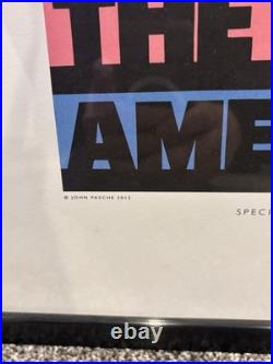 THE ROLLING STONES AMERICAN TOUR 1972 POSTER 50thANNIVERSARY SIGNED JOHN PASCHE