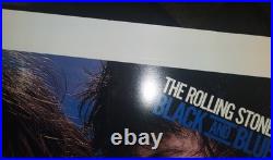 THE ROLLING STONES Black and Blue Litho/ Poster. Plate Signed OFFERS ACCEPTED