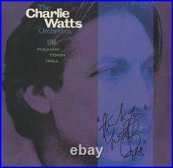 THE ROLLING STONES Charlie Watts signed solo Vinyl Record Orchestra LIVE ACOA