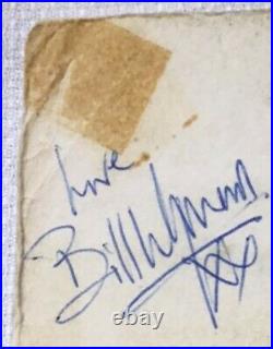 THE ROLLING STONES FULL SET OF AUTOGRAPHS. 24th DECEMBER 1963 LEEK TOWN HALL