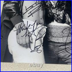 THE ROLLING STONES GROUP autographed 11X14 MICK JAGGER KEITH RICHARDS +3 BECKETT