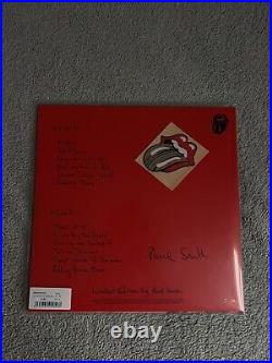 THE ROLLING STONES Hackney Diamonds SIGNED BY PAUL SMITH ALTERNATE COVER VINYL