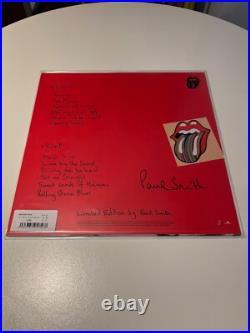 THE ROLLING STONES Hackney Diamonds SIGNED BY PAUL SMITH ALTERNATE COVER VINYL