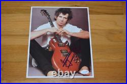 THE ROLLING STONES Keith Richards Autographed Vintage 8x10 Photo withAUTOGRAPH COA