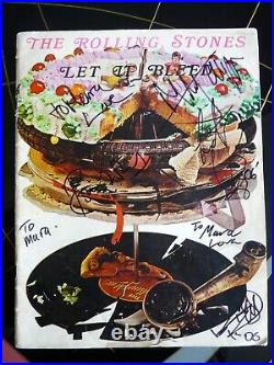 THE ROLLING STONES Signed Music Songbook AUTOGRAPH with CERT/Auction Catalogue