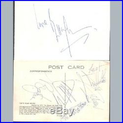 THE ROLLING STONES Vintage Complete Signed Autographed Set Inc Brian Jones