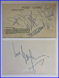 THE ROLLING STONES Vintage Complete Signed Autographed Set Inc Brian Jones