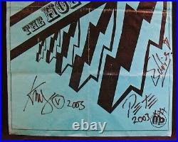 THE VIBRATORS-Autographed 2003 Concert Poster-Pioneer Punk Rock Band-Roxy Club
