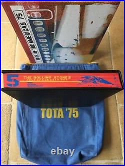 TOTA 75 DELUXE GENESIS PUBLICATIONS Signed BOOK Rolling Stones Tour Of Americas