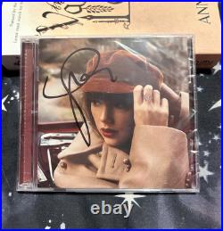 Taylor Swift SIGNED Red (Taylor's Version) CD 2021 Brand New Sealed