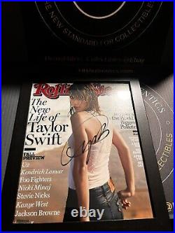 Taylor Swift autographed photo 8x10 Rolling Stones Cover W. COA