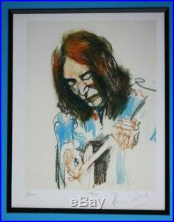 The Beatles John Lennon Rolling Stones Ronnie Wood Signed Limited Print