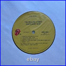The ROLLING STONES Goat's Head Soup 1973 US Promo LP AUTOGRAPHED By MICK JAGGER The ROLLING STONES Goat's Head Soup 1973 US Promo LP AUTOGRAPHED By MICK JAGGER