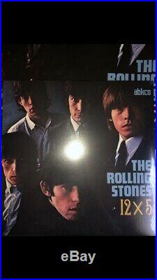 The Rolling Stones 12x15 Autographed Lithographic Print, With Vinyl Record And COA