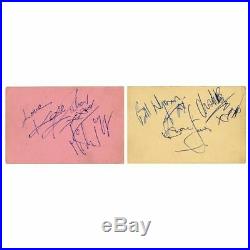 The Rolling Stones 1960s Signed Autograph Book Pages (UK)