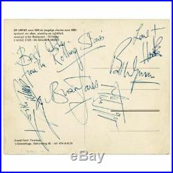 The Rolling Stones 1964 Autographed Postcard (The Netherlands)