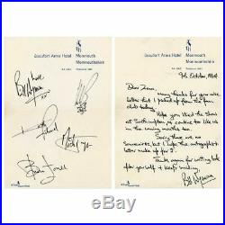 The Rolling Stones 1964 Autographs & Bill Wyman Handwritten Letter (UK)